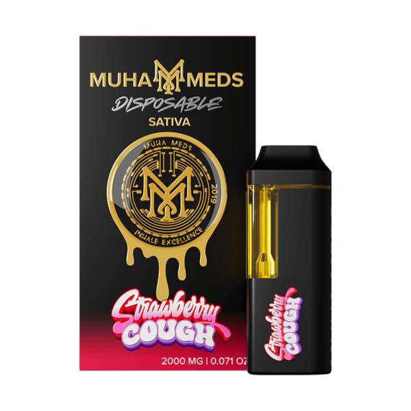 Muha Meds Strawberry Cough Disposable